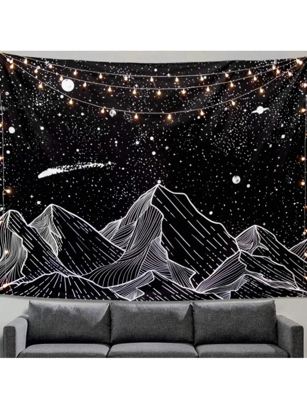 NWT Moon and Mountain Tapestry